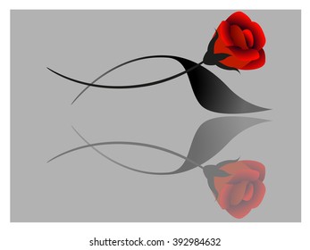 Background with roses.