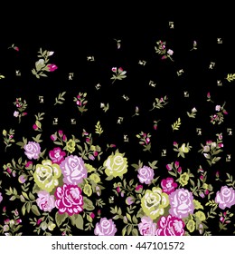 background with roses