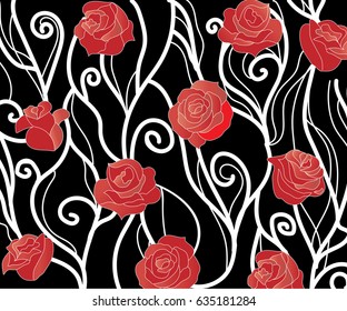 background with roses, beautiful background with flowers