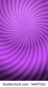 Background. Rotating violet radial rays.
