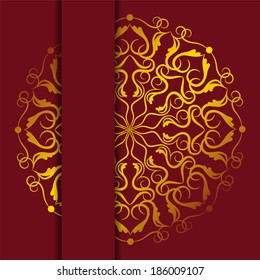 background with round pattern for design