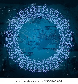 background round pattern with grunge frame