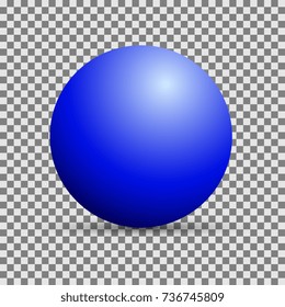 Background with round sphere. Vector illustration