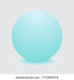 Background with round sphere. Vector illustration