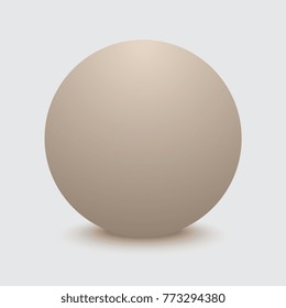 Background with round sphere. Vector illustration