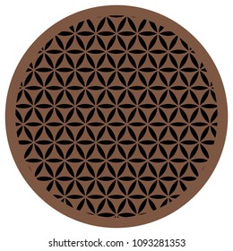 The background of sacral geometry is the seed of life