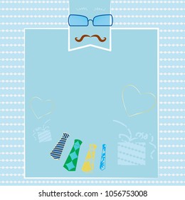 Background for  the  sale banner   and Illustrations   to Father  day for  using in Greeting  cards and voucher's templates 