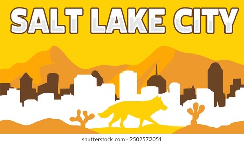 background of salt lake city utah united states