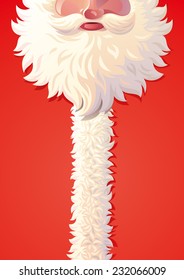 Background of Santa Claus coat