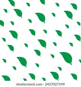 background of scattered leaves, vector illustration design
