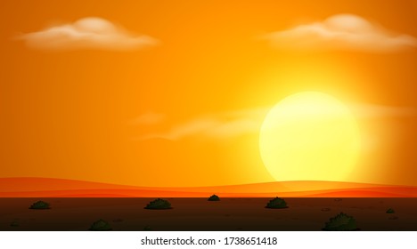 Sunset Landscape Images Stock Photos Vectors Shutterstock