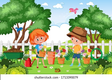 Gardening Plants Cartoon Images, Stock Photos & Vectors | Shutterstock