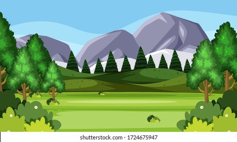 Cartoon Forest Background Hd Stock Images Shutterstock