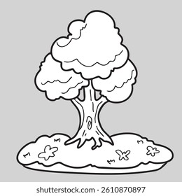 Background Scene View Tree Nature Earth Day Illustration