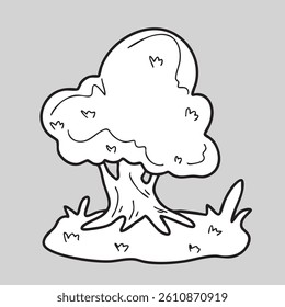 Background Scene View Tree Nature Earth Day Illustration