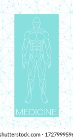 ciencia de base ficción sobre virus y cuerpo humano, bacterias de cuarentena, científicos de laboratorio de investigación de vacunas, efecto holograma del resplandor de neón en el espacio monitor laboratorio científico medicina medicina medicina dna salud