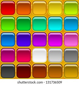 Background seamless, abstract modern geometric design for web with glass color squares. Vector eps10, contains transparencies