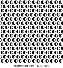 Background Seamless Circle Pattern Vector Illustration