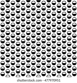 Background Seamless Circle Pattern Vector Illustration