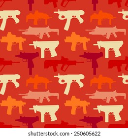 Background seamless depicting weapons 