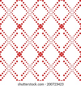 Background of seamless dots pattern
