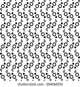 Background of seamless dots pattern