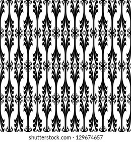 Background of seamless floral pattern