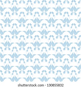 Background of seamless floral pattern