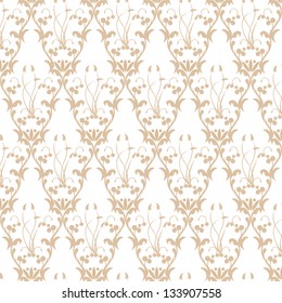 Background of seamless floral pattern