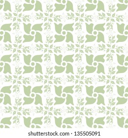 Background of seamless floral pattern