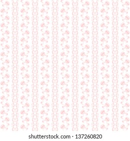 Background of seamless floral pattern