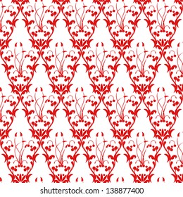 Background of seamless floral pattern