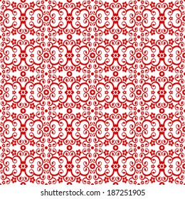 Background of seamless floral pattern
