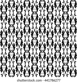 Background of seamless floral pattern