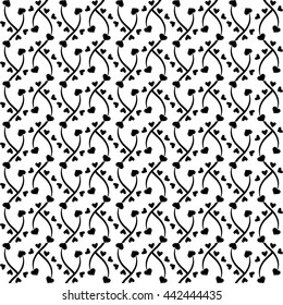 Background of seamless floral pattern