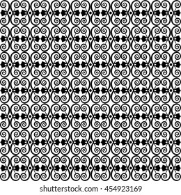 Background of seamless floral pattern
