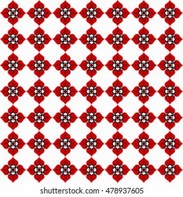 Background of seamless floral pattern