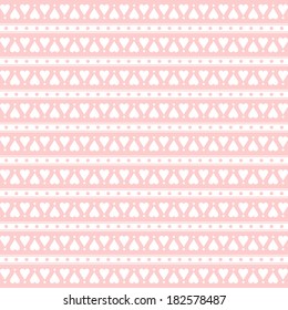 Background of seamless hearts pattern