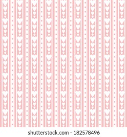 Background of seamless hearts pattern