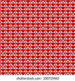 Background of seamless hearts pattern 