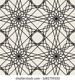 Antecedentes con un estilo árabe sin fisuras. Ornamento vectorial islamico