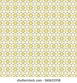 Background with seamless pattern in arabic style