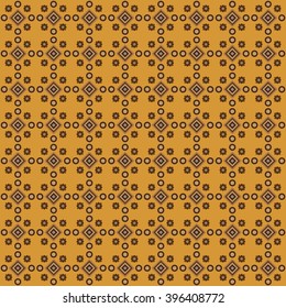 Background Seamless Pattern Brown Batik
