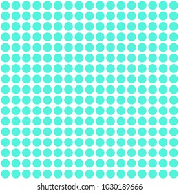 Background seamless pattern with cyan color dots Vector