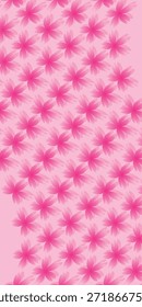 Fondo sin patrón de estrellas florales. Motivo de girasol, margarita y cerezo en flor