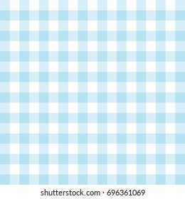 Background seamless pattern gingham tablecloth in blue