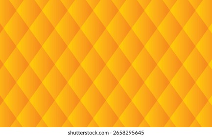 Background seamless pattern gradient yellow orange diamond shaped texture