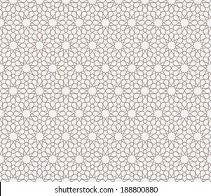 Background with seamless pattern in islamic style