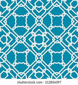 Background with seamless pattern in islamic style