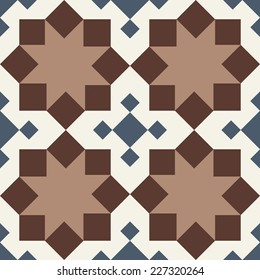 Background with seamless pattern in islamic style